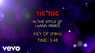 LeAnn Rimes - Tic Toc (Karaoke)