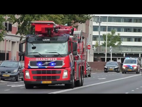 4 in 1 TS 15 7630 + HW 15 7650 + Politie vito + RR 15341 met spoed naar een Melding in Den Haag