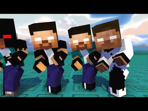 MONSTER SCHOOL:SKIRRI HEROBRINE BROTHERS XDJAMES,MIRCROFTHUNTER,MECHANICZ - MINECRAFT ANIMATION