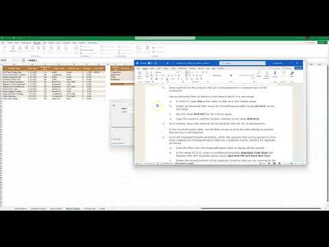 SAM Project 1a Excel Module 06 Creating, Sorting, and Querying a Table
