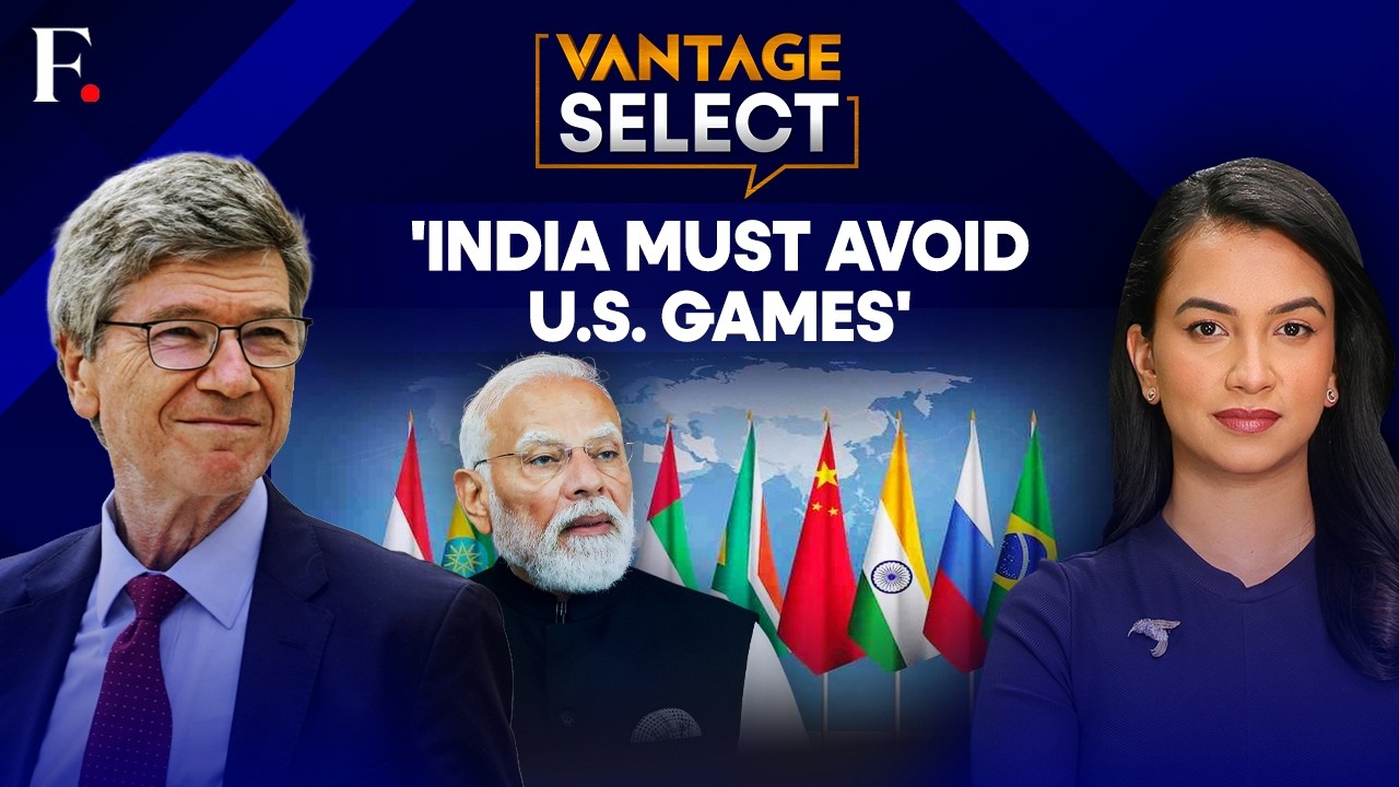 Exclusive: US Economist Jeffrey D. Sachs on SCO, BRICS and India's Role | Vantage Select