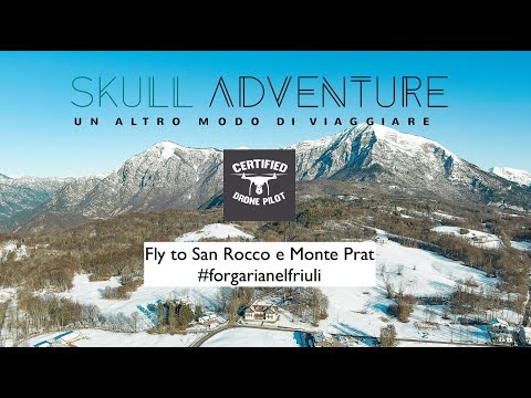 Drone 4K: Fly to Monte Prat - San Rocco (Forgaria nel Friuli UD) - by #skulladventure #autelevo2pro