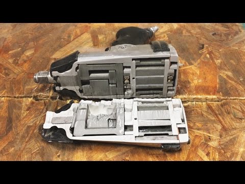 Inside Of An Impact Wrench vs 60,000 PSI Waterjet Video