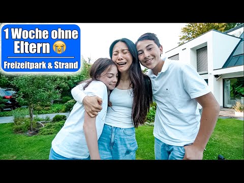 1 week without parents 😱 Amusement park & ​​beach! No school | Mom VLOG Mamiseelen