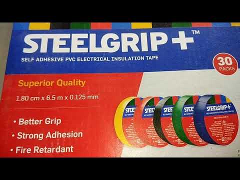Steelgrip electrical insulation tapes
