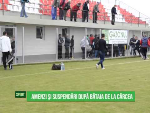 Amenzi și suspendări după incidentele de la Cârcea