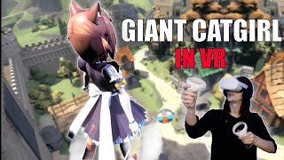 I Fought a Giant VR Catgirl and it got Weird | Oculus Quest 2