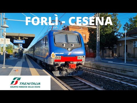 IN VIAGGIO DA FORLÌ A CESENA A BORDO DEL TRENO REGIONALE VELOCE!