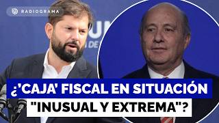 Quiroz says that Boric's government left an "unusual and extreme" fiscal "cash" situation