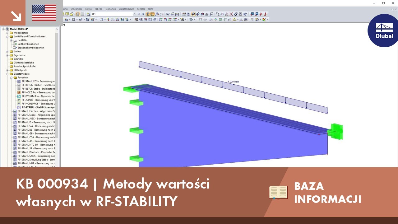 KB 000934 | Metody wartości własnych w RF-STABILITY