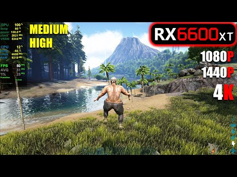 RX 6600 XT | ARK Survival Evolved - 1080p, 1440p, 4K