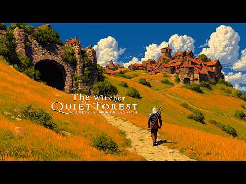 The Witcher Quiet Forest Whispers Road | Ethereal Medieval Ambience for Relaxation and Healing
