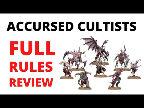 Accursed Cultists - Full Rules Review, Damage Output and Tactics from Codex Chaos Space Marines