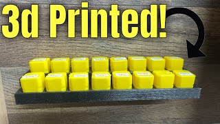 I 3D Printed a Collet Rack to Store My ER11 CNC Collets!