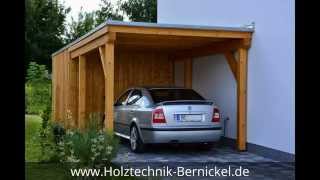 preview picture of video 'Carport Bernau Holztechnik Bernickel Carport Holzbau'