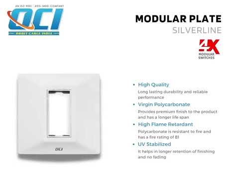 1m modular switch plate