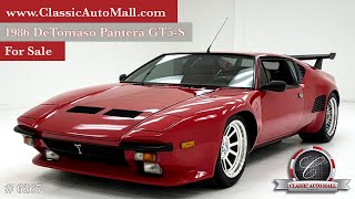 Video Thumbnail for 1986 De Tomaso Pantera