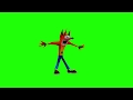 Crash Bandicoot Woah Original Without Post Processing And Effects Green Screen Video