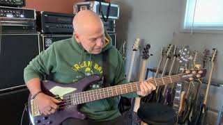 Video thumbnail for Fernandes FRB 90 MIJ 5-String (90s) Trans Purple w/Gotoh hardware by Dave On Bass