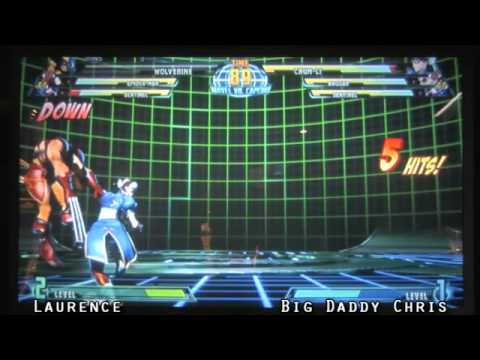 FFA AirDashers Tournament(2-20-11) MvC3  Winners Final Laurence vs Big Daddy Chris