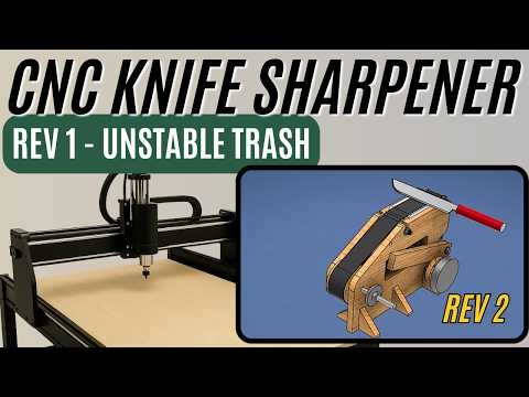 My CNC Knife Sharpener Failed. (The Redemption Design)