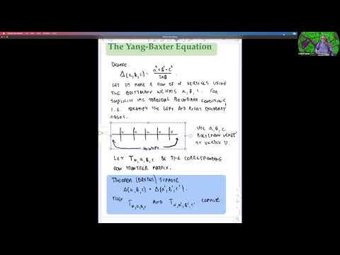 Daniel Bump, Solvable Lattice Models and Representations of p-adic Groups