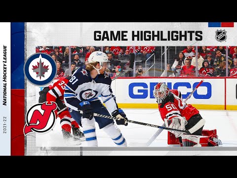Jets @ Devils 3/10 | NHL Highlights 2022