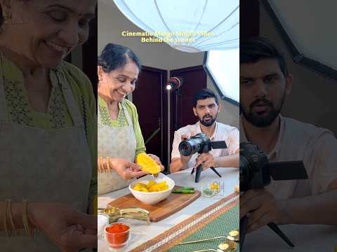 BTS of how we created a Cinematic Mango Mojito recipe & Product video for Blendjet #bts #mango #food