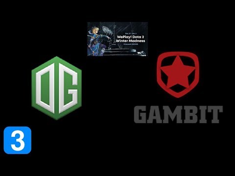 OG vs Gambit Esports Game 3 Winter Madness Highlights Dota 2