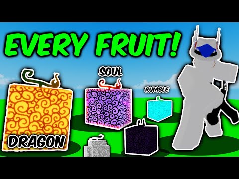 Every Old Physical Fruit Showcase in Blox fruits update 17 part 3