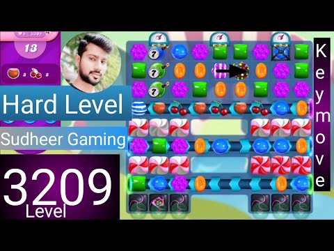 Candy crush saga level 3209 । Hard level । No boosters । Candy crush 3209 help । Sudheer Gaming