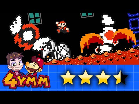 3 1/2 Sterne Schwierigkeit 🛠️ 4YMM | Super Mario Maker 2 Online