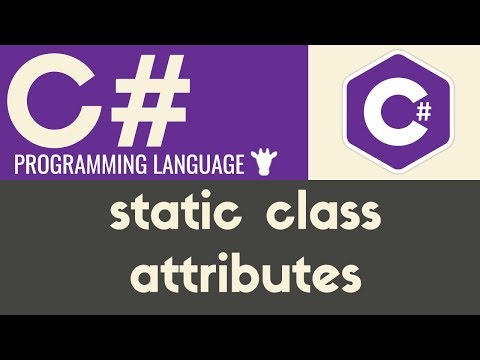 Static Class Attributes | C | Tutorial 29
