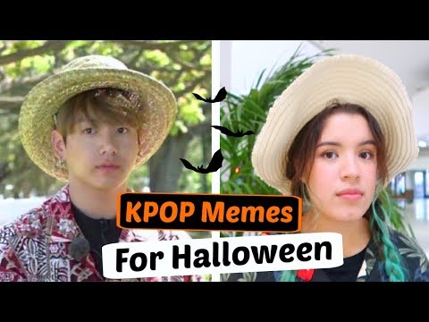 Halloween KPOP Memes IRL! (BTS, Twice, Seventeen, Monsta X, Astro)