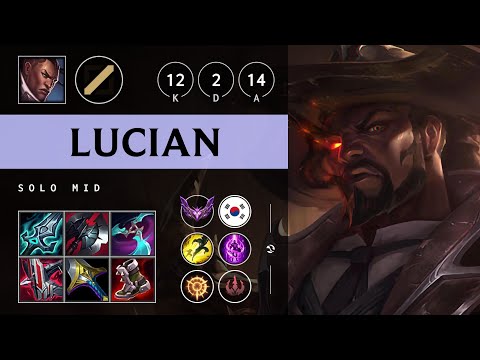 Lucian Mid vs Kassadin: Legendary - KR Master Patch 14.23