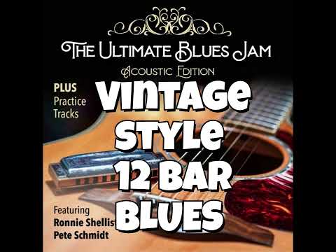 Acoustic Guitar 12 Bar Blues - Classic Chicago Blues Shuffle Backing Tracks