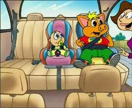 Thingle Toodle gets buckled up