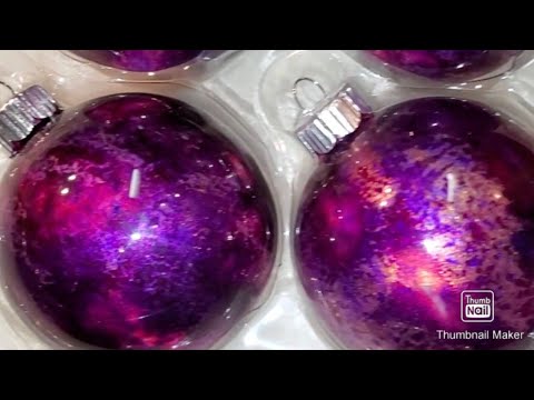 #417 - Aubergine Ornaments  | #Colourarte #PrimaryElements #Ornaments #ChristmasOrnaments