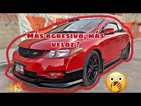 Complete 2010 Honda Civic Si Makeover in 8 Minutes. Before vs. After #honda #tuning