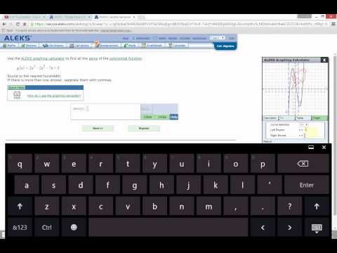 18 03 Using a graphing calculator to find zeros of a...