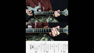 AC/DC - Big Gun (Riff) - Guitar lesson with TAB - Tutorial - Cover