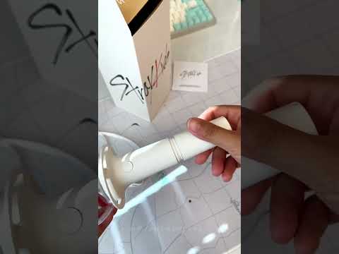 Stray Kids lightstick unboxing #asmrvideo #kpop #unboxingvideo #straykids #lightstick #unboxingvideo