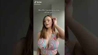 BooM BooM tik tok challenge big boobs bouncing #short #nobra #trending