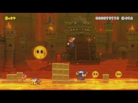 Online Co-op ~ Bully Fortress by Miisaki - Super Mario Maker 2 - No Commentary 1bu