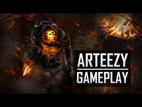 Arteezy Clinkz plays in Dota 2