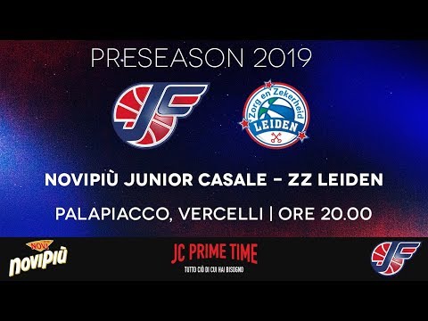 Preseason 2019 | Novipiù Junior Casale - ZZ Leiden LIVE