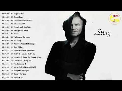 Sting Greatest Hits Full Album Live - Sting Best Songs 2021