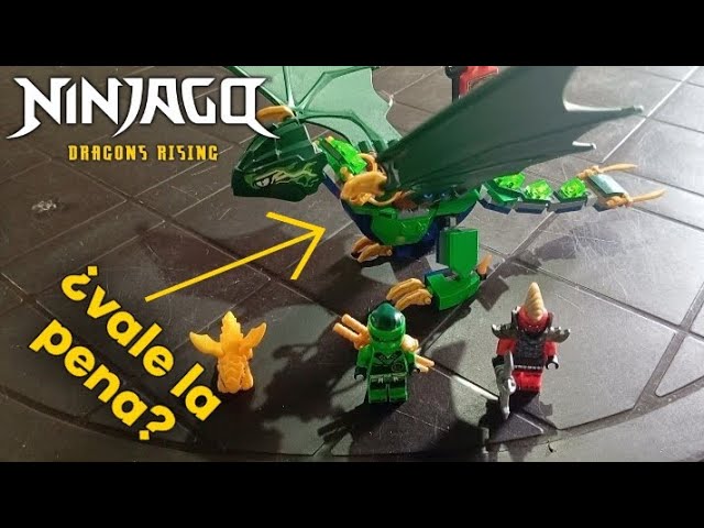 Vídeo relacionado con LEGO Ninjago Dragón Verde del Bosque de Lloyd de Juguete para Construir, Juego Ninja con 2 Minifiguras con Catana y Armas, Regalo para Niños y Niñas de 6 Años o Más 71829