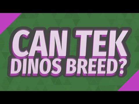 Can Tek Dinos breed?