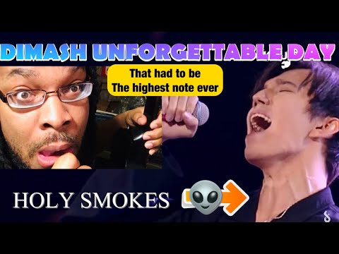 GUITARIST REACTS TO DIMASH UNFORGETABLE DAY - D8? HIGH NOTE FROM  SPACE